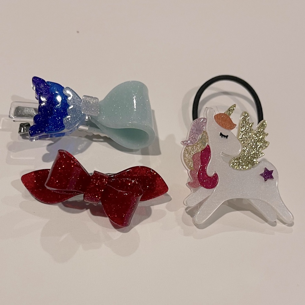 Meri Meri Boutique Brand Acrylic Hair Clips
